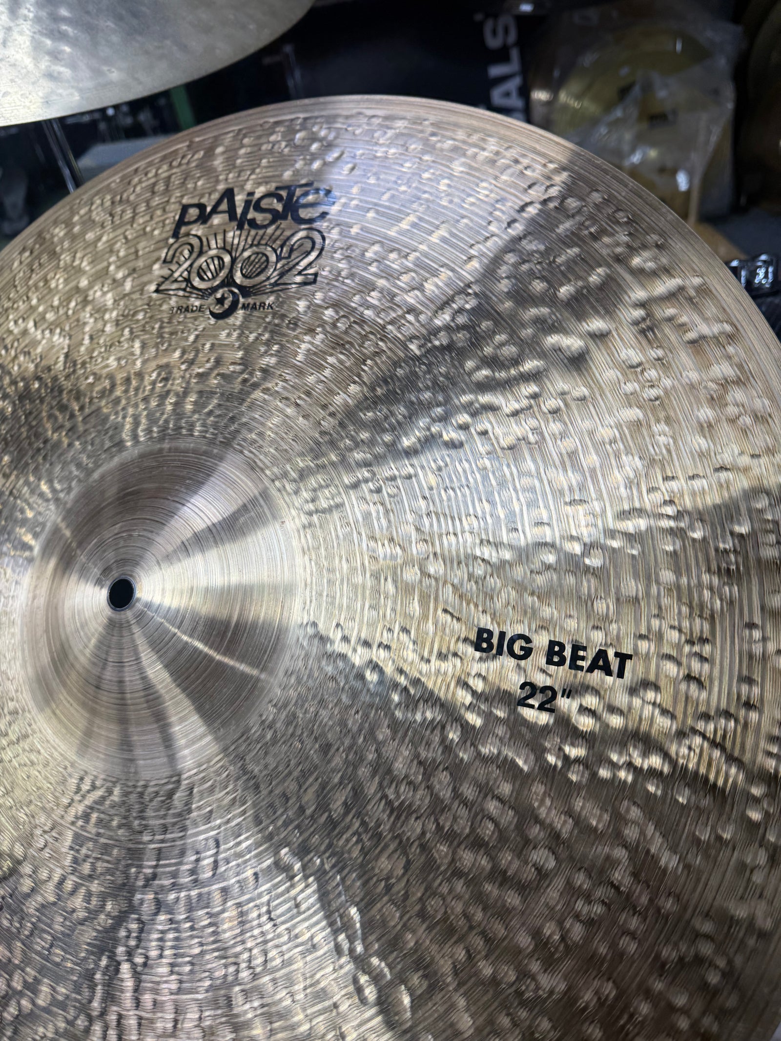 Paiste 22” 2002 Big Beat Cymbal