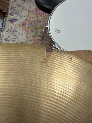 Paiste Formula 602 20” Ride Cymbal cracked