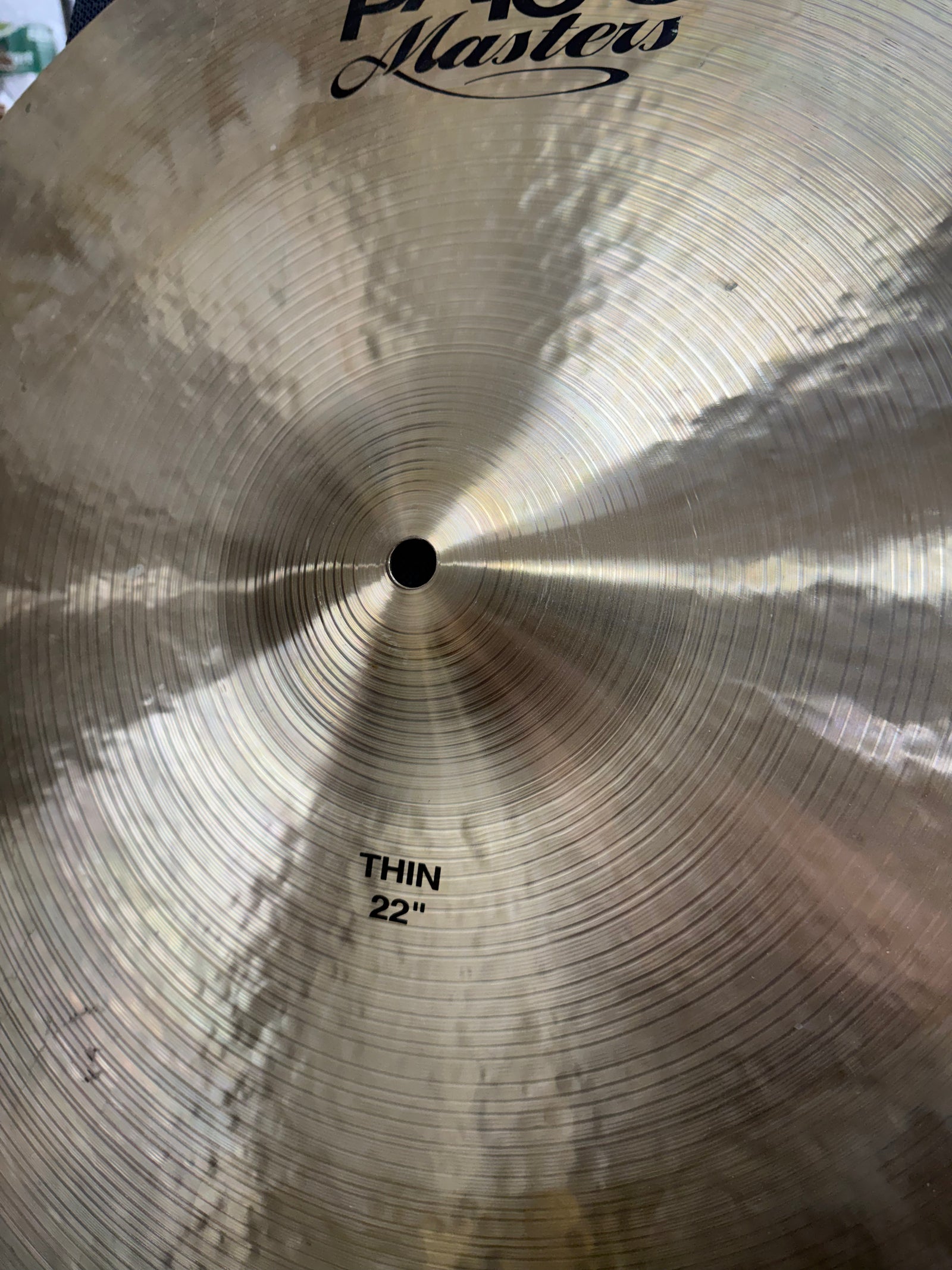 Paiste Masters thin 22” Cymbal