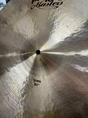 Paiste Masters thin 22” Cymbal