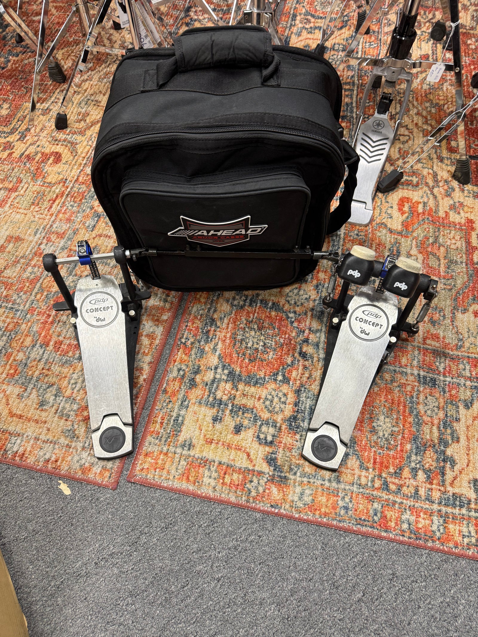 PDP Concept Double Bass Pedal with Case
