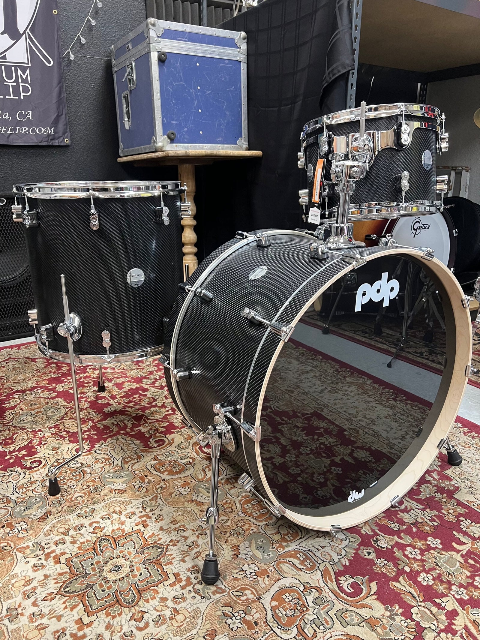 PDP Concept Maple Carbon Fiber 3pc Drum Set