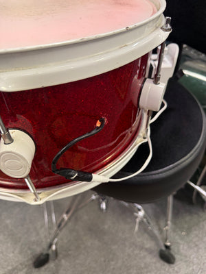 PDP 805 13x7” Red Sparkle Snare Drum