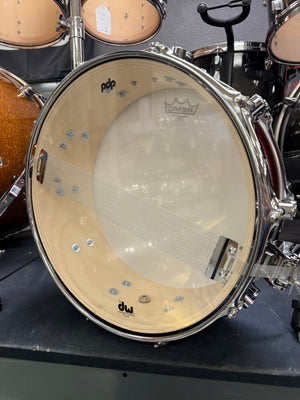 PDP Concept Maple Red to Black Fade Snare Drum 14x5.5”
