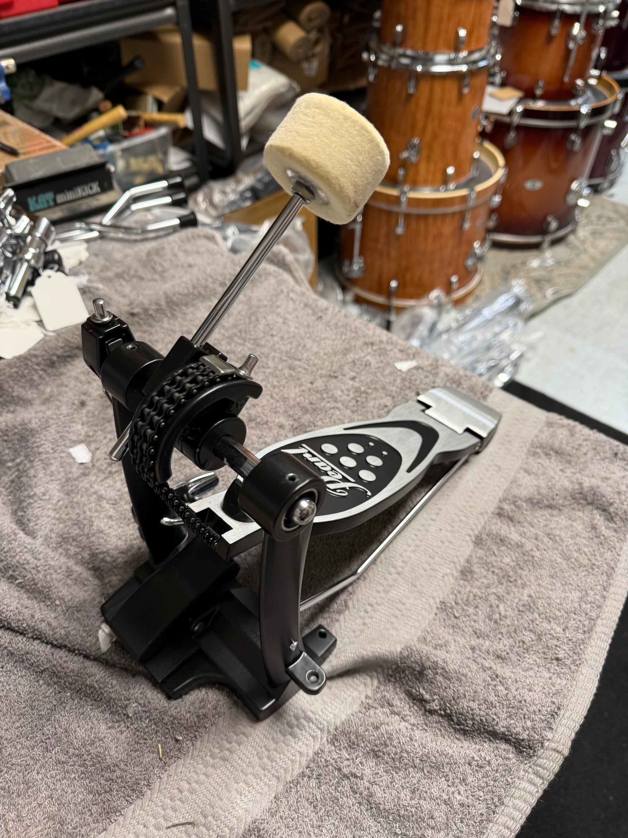 pedal bass drum Pearl P530 The unique offset design color:black w/ red stitch Wall Art UCI Cross-Country World Cup