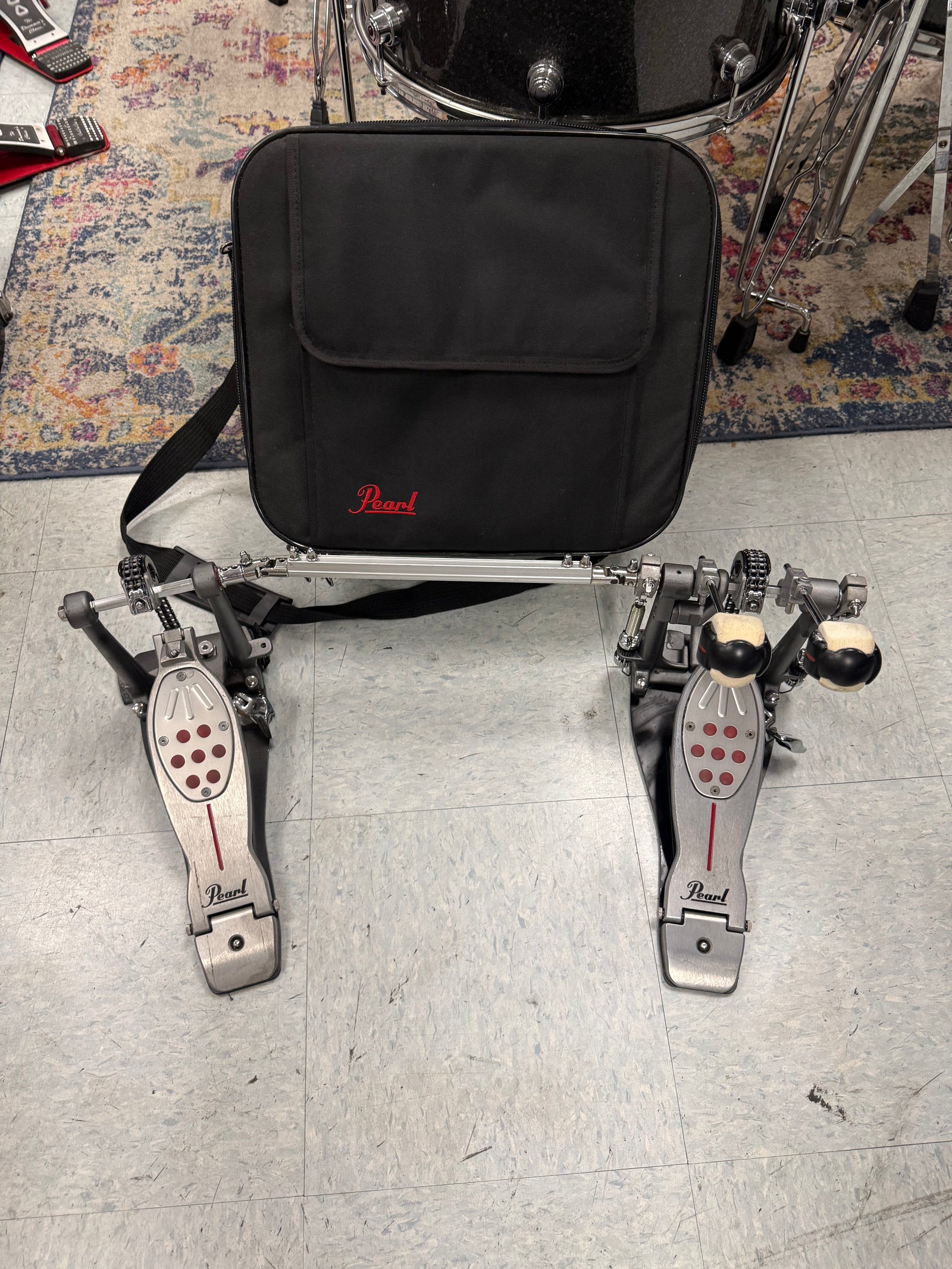 Pearl Redline Double Bass Pedals With Case