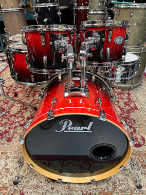 Pearl Vision Ruby Red 6pc Drum Set