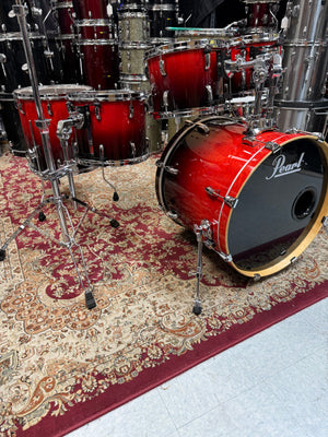 Pearl Vision Ruby Red 6pc Drum Set