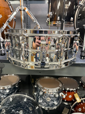 Pearl 14x5.5” Mirror Chrome Steel Snare drum