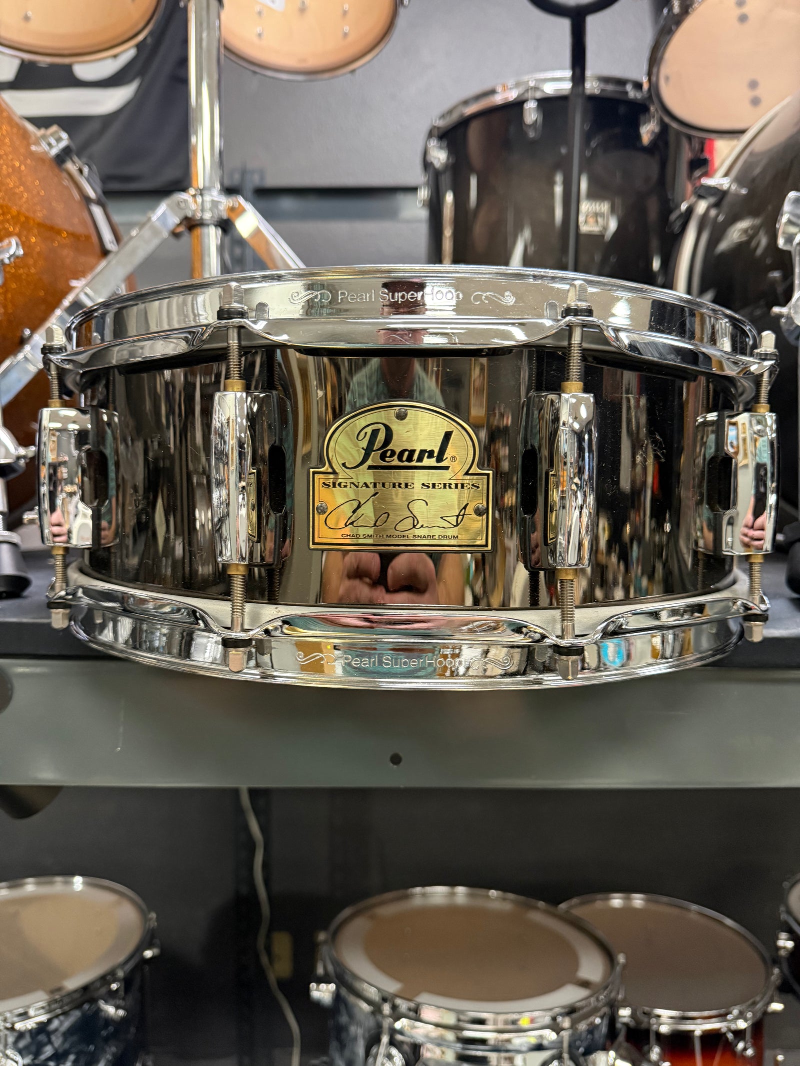 Pearl Chad Smith 14x5” Steel Snare Drum