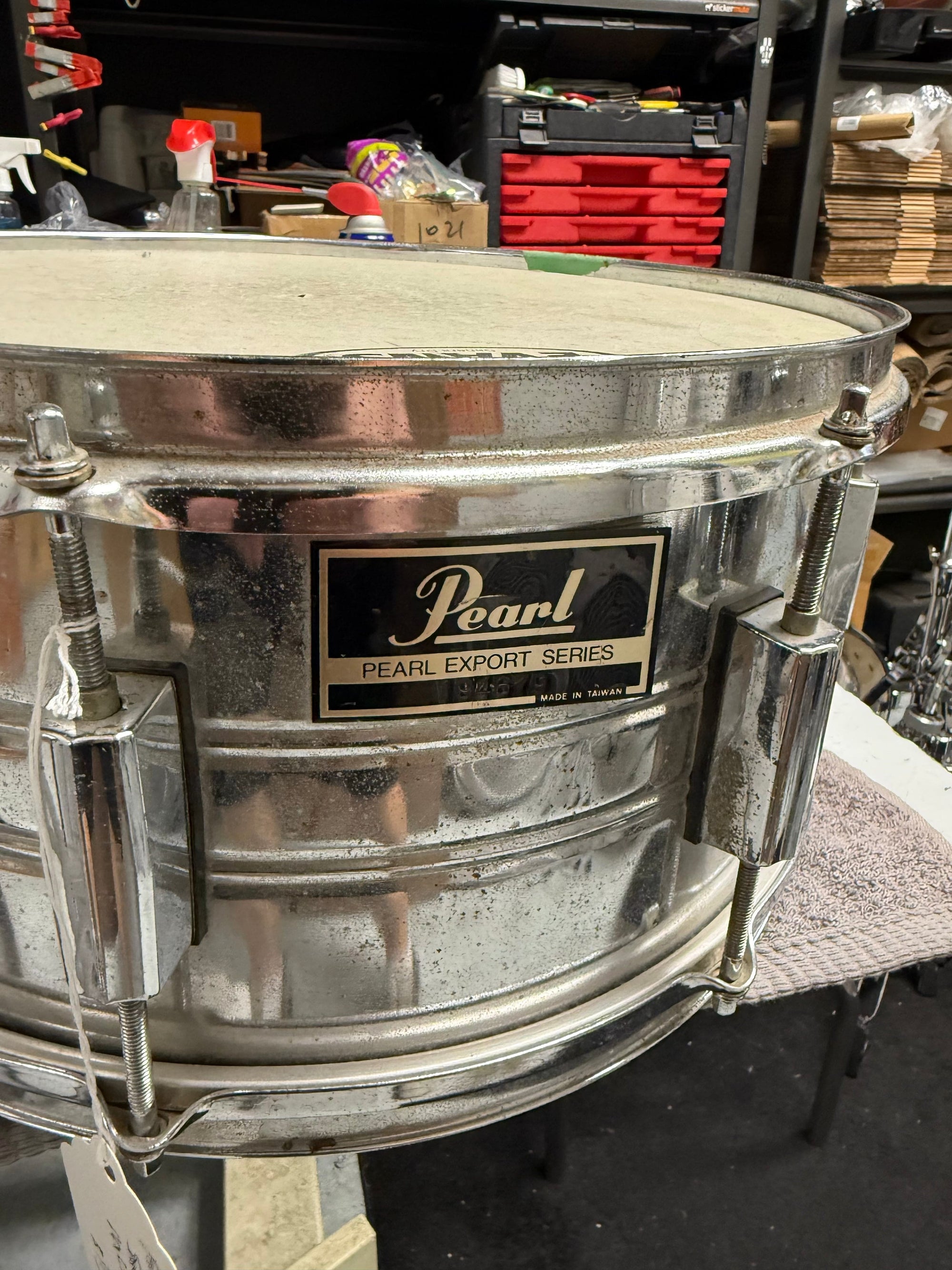 Pearl Export 14x6.5” Chrome Snare Drum