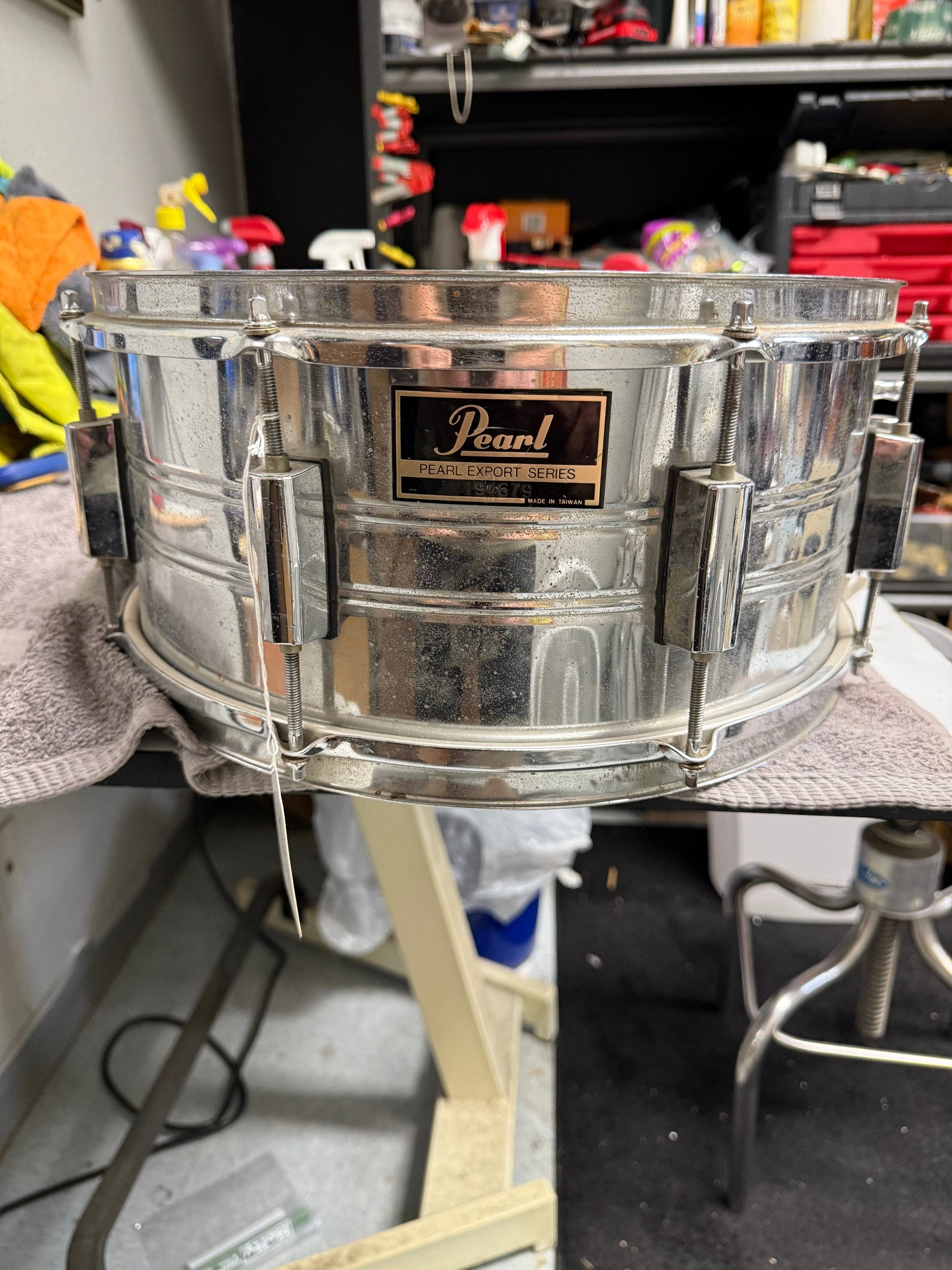 Pearl Export 14x6.5” Chrome Snare Drum