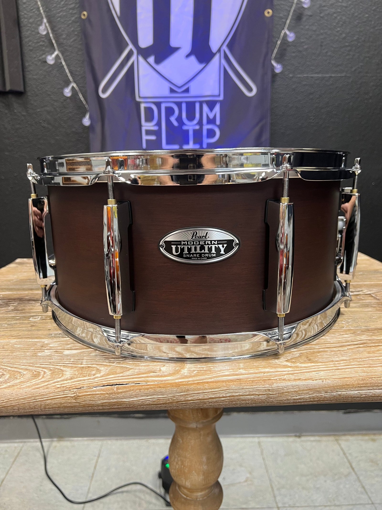 Pearl Modern Utility 14x6.5” Satin Brown Snare