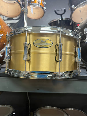 Pearl Primal Brass Snare Drum 14x6.5”