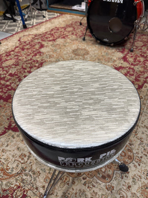 Pork Pie Drum Gray Top Black Sparkle Red Top