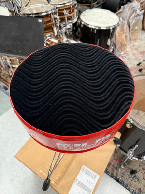 Pork Pie Drum Throne Lava Sparkle Black Top