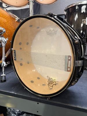 Pork Pie 12x5” Little Squealer Satin Black Snare Drum