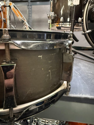 Pork Pie 12x5” Little Squealer Satin Black Snare Drum