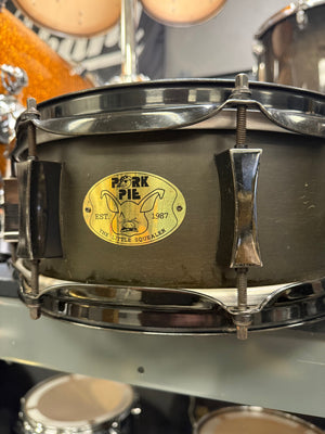 Pork Pie 12x5” Little Squealer Satin Black Snare Drum