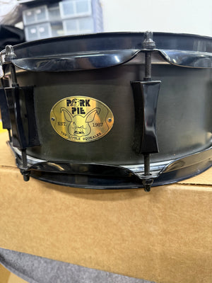 Pork Pie 12x5” Transparent Black Maple Snare Drum