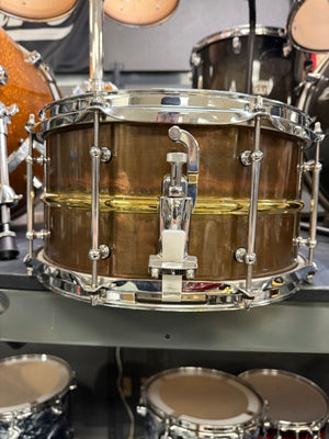 Pork Pie 13x7” Patina Brass Snare