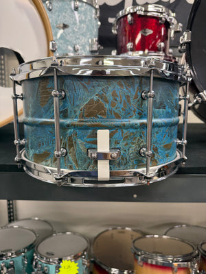 Pork Pie 13x7” Patina Brass snare Drum