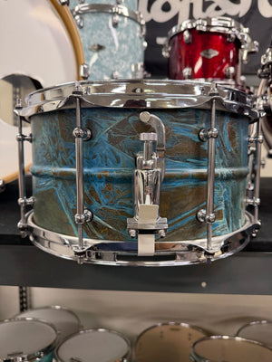 Pork Pie 13x7” Patina Brass snare Drum