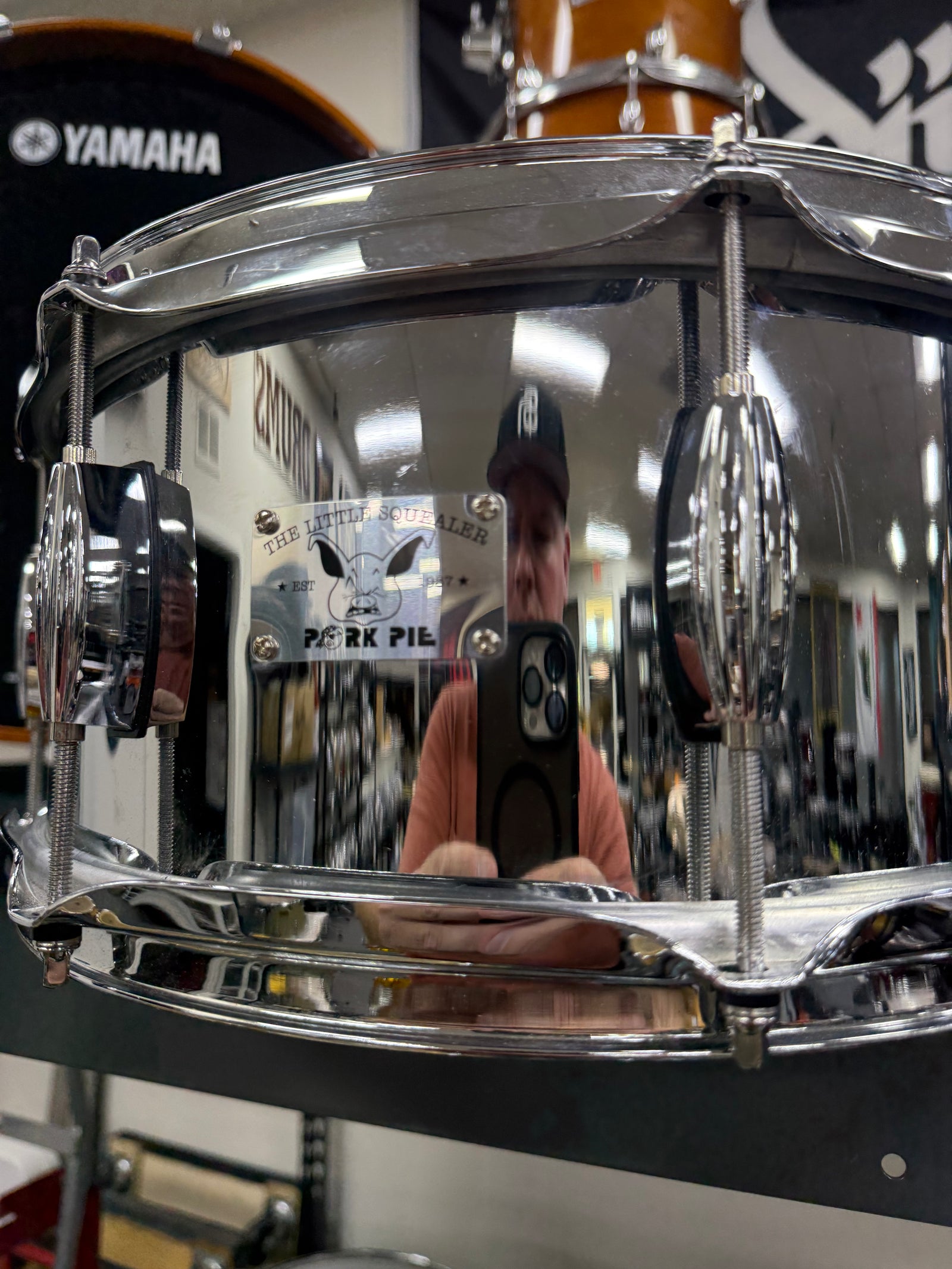 Pork Pie 14x6.5” Steel Snare Drum