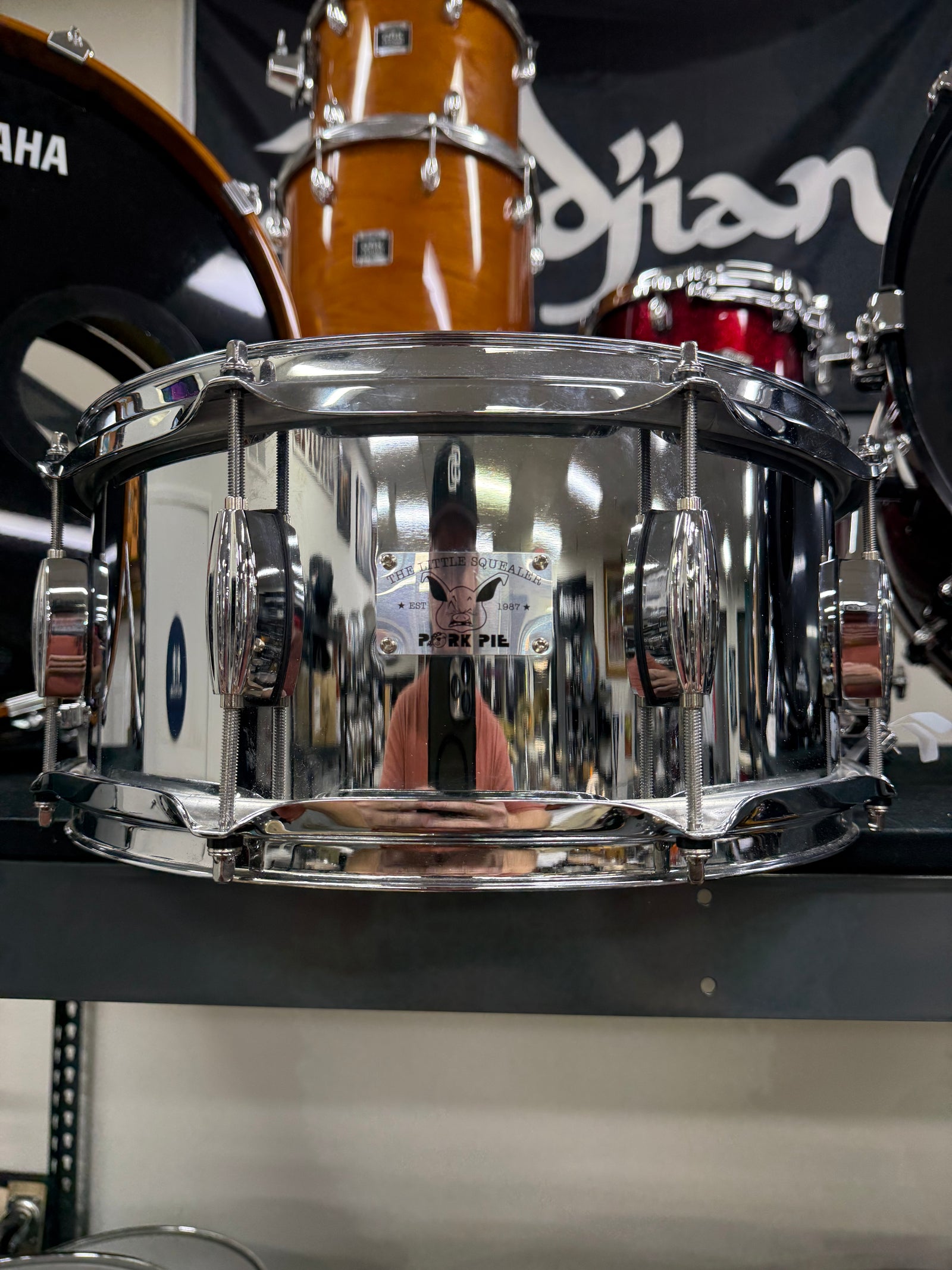 Pork Pie 14x6.5” Steel Snare Drum