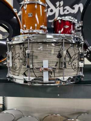 Pork Pie 14x6.5” Top Hat and Cane Maple Snare Drum