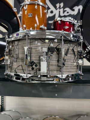 Pork Pie 14x6.5” Top Hat and Cane Maple Snare Drum