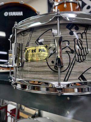 Pork Pie 14x6.5” Top Hat and Cane Maple Snare Drum