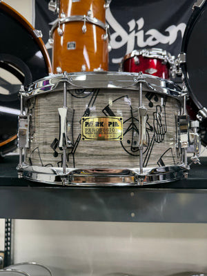 Pork Pie 14x6.5” Top Hat and Cane Maple Snare Drum