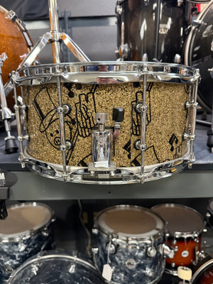 Pork Pie 14x6.5” Top Hat and Cane Snare Drum
