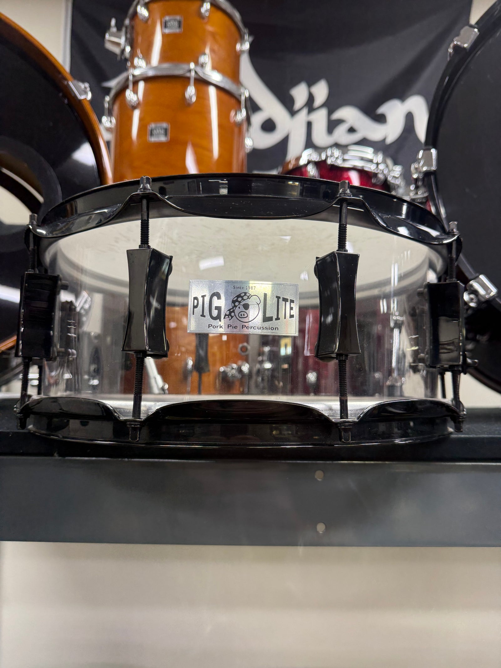 Pork Pie 14x6” Little Squealer Acrylic Snare Drum