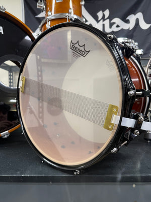 Pork Pie 14x8” Tobacco Burst Bubinga Snare Drum