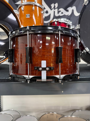 Pork Pie 14x8” Tobacco Burst Bubinga Snare Drum
