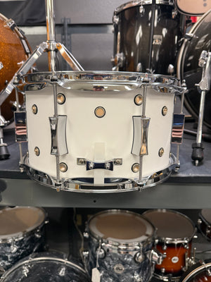 Pork Pie Little Squealer White 13x7” Snare Drum