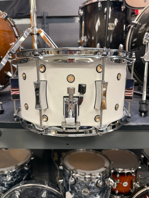 Pork Pie Little Squealer White 13x7” Snare Drum