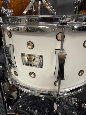 Pork Pie Little Squealer White 13x7” Snare Drum