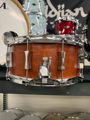 Pork Pie Mahogany Stain 14x6.5” Snare Drum