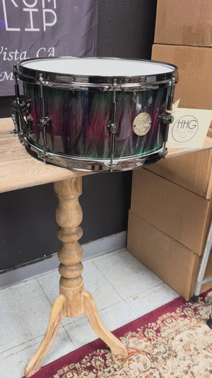 HHH Drums 14x7” Spalted Sycamore Snare Drum