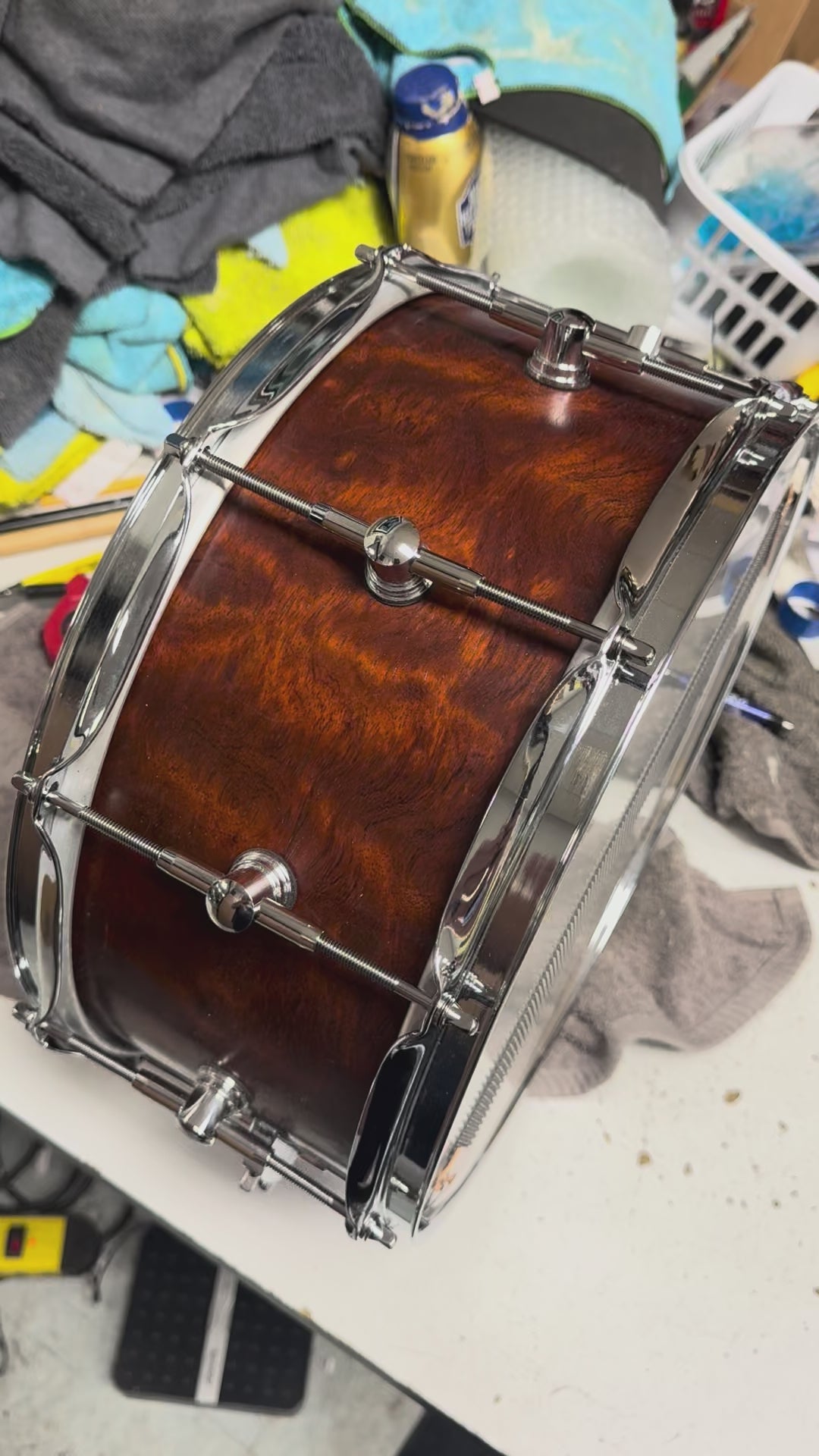 Bubinga Birch 14x6.5” Snare Drum
