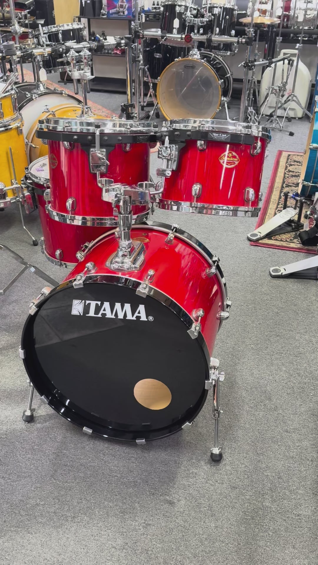 Tama Starclassic Maple Ruby Red Drum Set