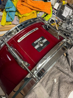 Remo Mastertouch 13x5.5” Red Snare