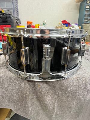 Remo Quadura 14x6.5” Black Snare Drum