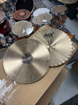 Sabian 14” AAX Medium/ X-Celerator hi hat cymbals