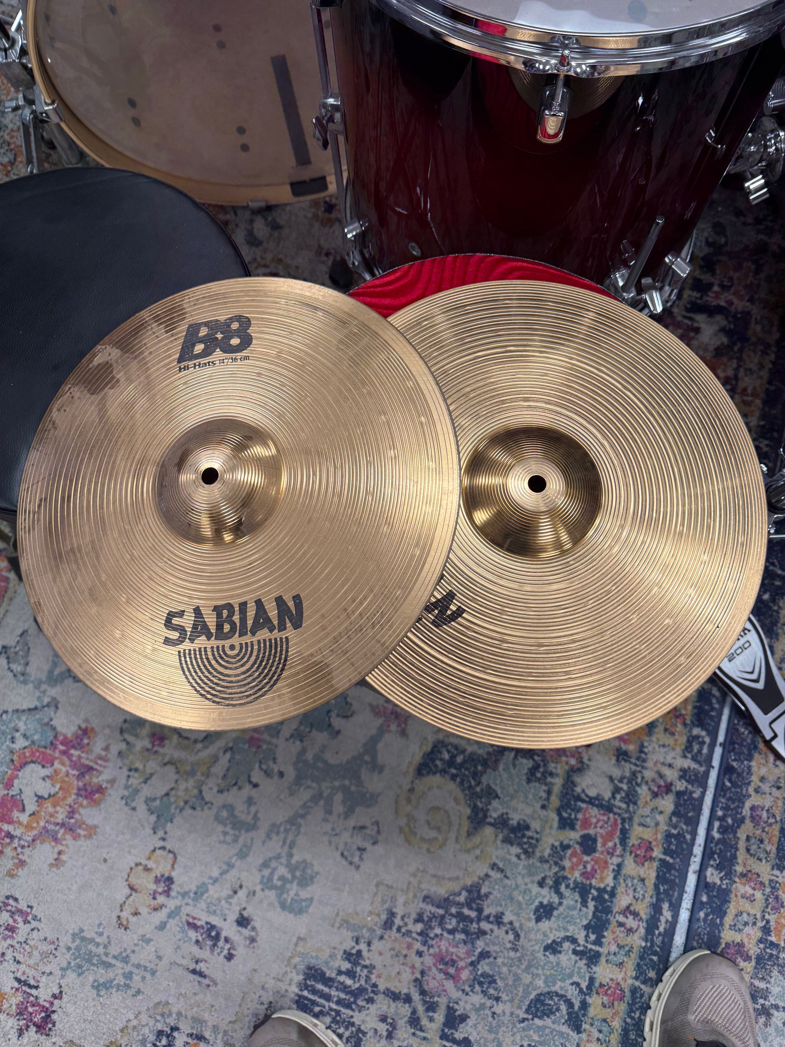 Sabian 14” B8 hi hats