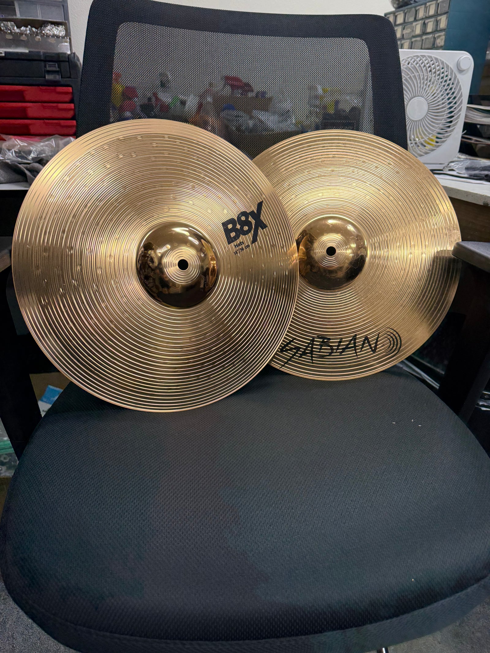 Sabian 14” B8X hi hats