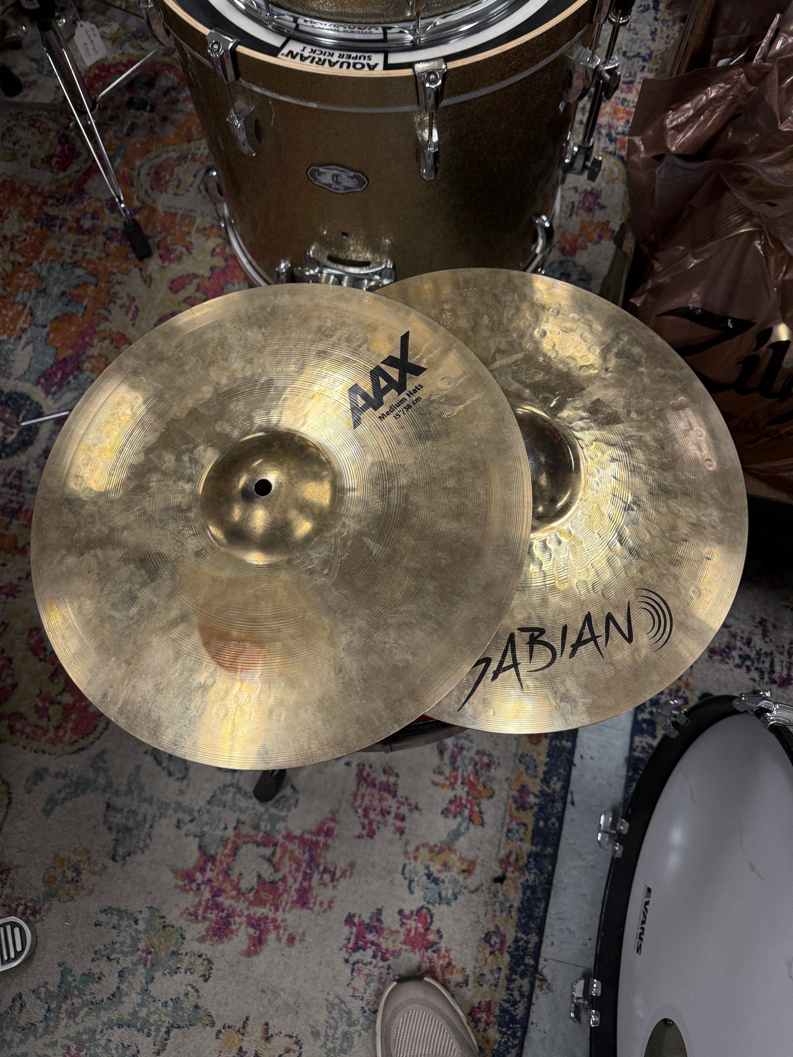 Sabian 15” AAX Medium Hi Hats